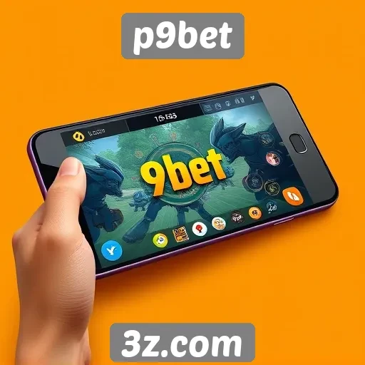 Interface do usuário do p9bet em dispositivos móveis