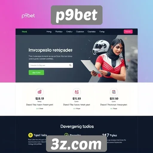 Novidades no design do site p9bet atraem usuários